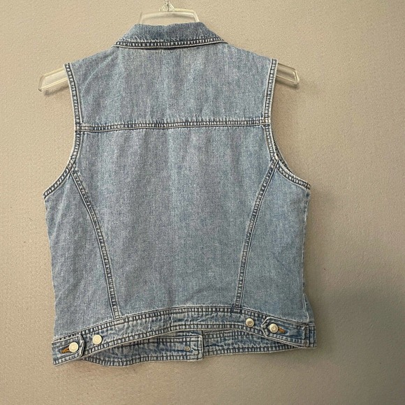 Y2k GAP Women Jean Vest - Picture 6 of 9